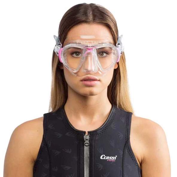 Cressi Nano Dalış Maskesi  CLEAR-PINK - 2