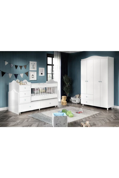 ROSEPAL Rose Angel Büyüyebilen Mavi Kulplu Bebek Odası