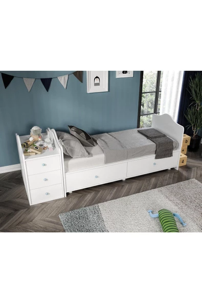 ROSEPAL Rose Angel Büyüyebilen Mavi Kulplu Bebek Odası - 3