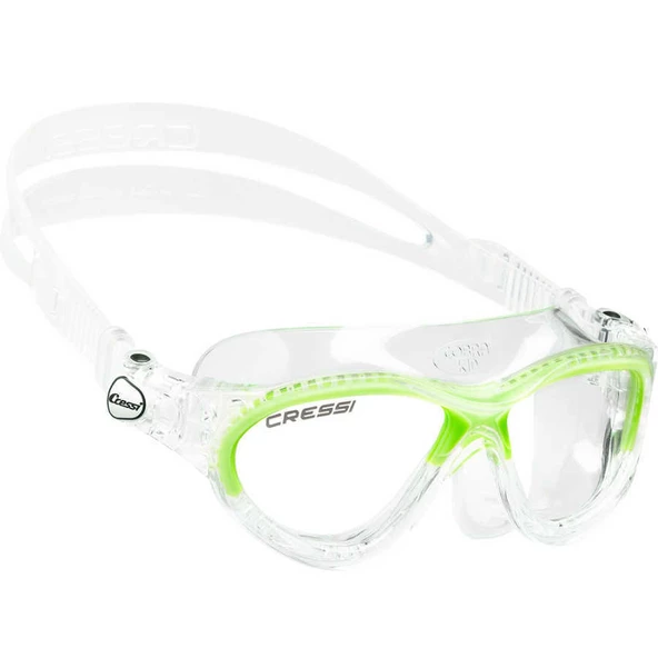 Cressi Mini Cobra Deniz Gözlüğü  CLEAR-CLEAR-LIME