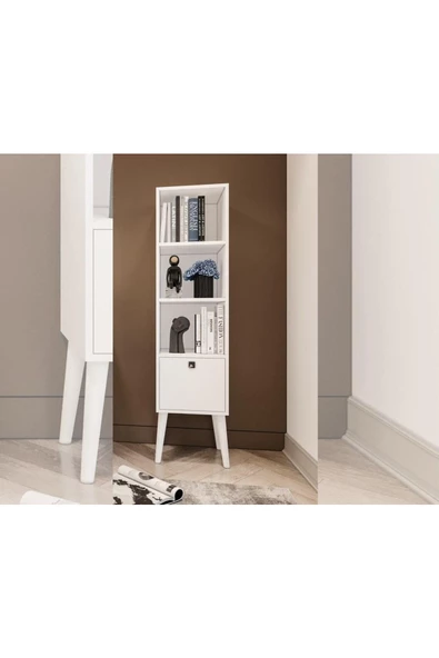 ROSEPAL Major Beyaz Kitaplık