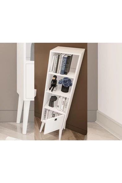 ROSEPAL Major Beyaz Kitaplık - 3