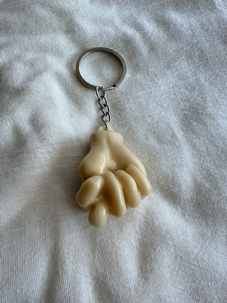 ANK-KEMİK TEN RENGİ NAH EL HAREKETİ ANAHTARLIK - 2