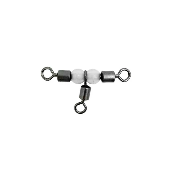 Albastar Boncuklu Inox Üçlü Fırdöndü  Standart NO:1*2 - 10LU