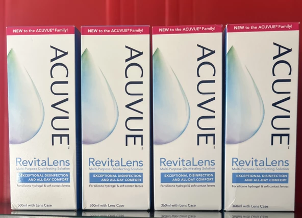 4 adet Acuvue Lens Solüsyonu 360 ML SKT 05/25 En ucuz burada