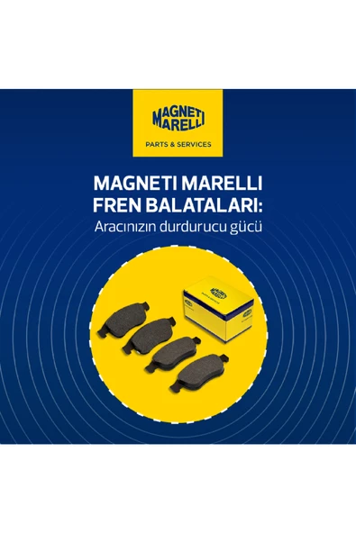 MAGNETTİ MARELLİ ÖN BALATA FISSIZ HONDA ACCORD VII 03-07-CIVIC VII 2.0İ 16V 04-05/FR-V 04-LEGEND III 99-JAZZ 02- ürün görseli
