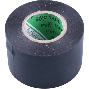 WUVERA Pvc Kanal Izole Bant Siyah Renk 0.13 x 48 mm x 20 yds - 2