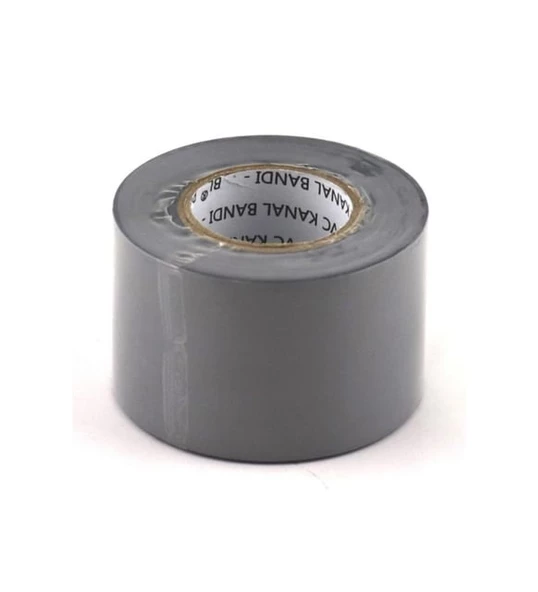WUVERA Pvc Kanal Izole Bant Siyah Renk 0.13 x 48 mm x 20 yds - 4