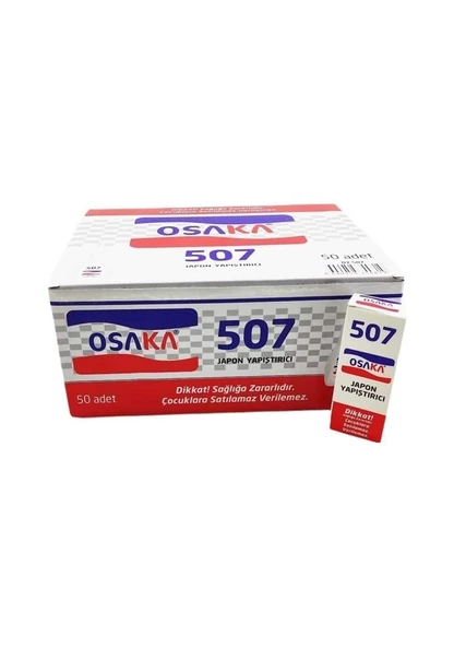 Osaka 507 Japon Süper Yapıştırıcı 50 Adetlik Kutu