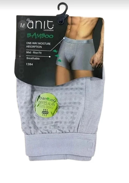 ANIT 1284 ERKEK NEFES ALAN BAMBU BOXER 6 ADET - 4