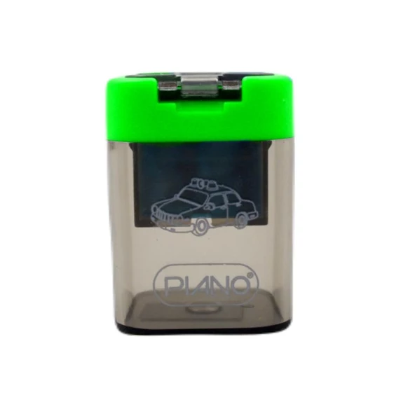 Piano Kalemtıraş Çift Bıçaklı Hazneli Neon Ckt-278 - 10