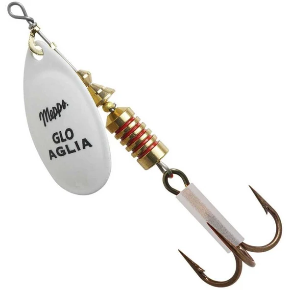 Mepps Aglia Phospho Olta Kaşığı Fosfor-Beyaz  Standart NO:1