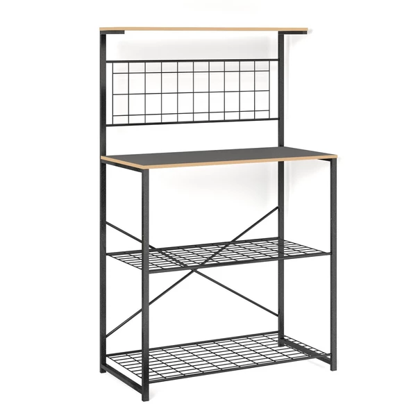 Eportatif Çok Amaçlı Dolap Mutfak Rafı Bango Masa Füme 1435 - 5