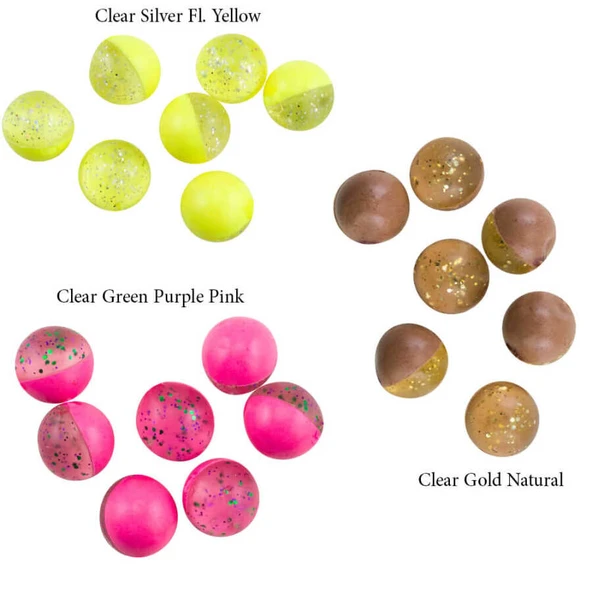 Berkley Powerbait Power Eggs Floating Garlic Sahte Yemi  CLEAR SILVER FL.YELLOW - 2
