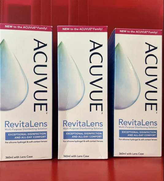 3 adet Acuvue Lens Solüsyonu 360 ML SKT 05/25 Acuvue en ucuz burada