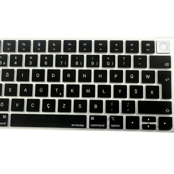 F Klavye Apple Magic Keyboard-3 Touchid'li A2449, A2450, A3118 Modelleri ile Uyumlu