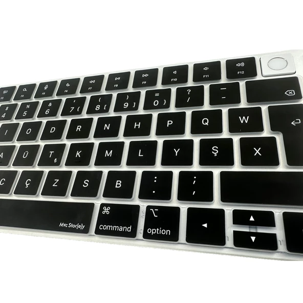 F Klavye Apple Magic Keyboard-3 Silikon Koruyucu A2449 A2450 A3118 A3203 ile Uyumlu Yeni Standart Düzen - 6