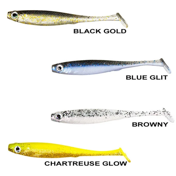 Ryuji Mister Shad 10cm 7gr Silikon Yem  Standart UV LIME - 2