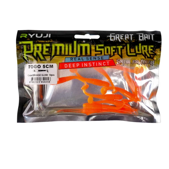Ryuji Togo 5cm Silikon Yem (10 Adet)  Standart OLIVE - 5