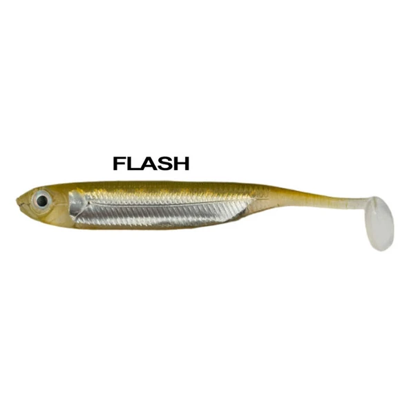 Ryuji Real Fish 8cm Silikon Yem (5 Adet)  SILVER Standart - Resim 2