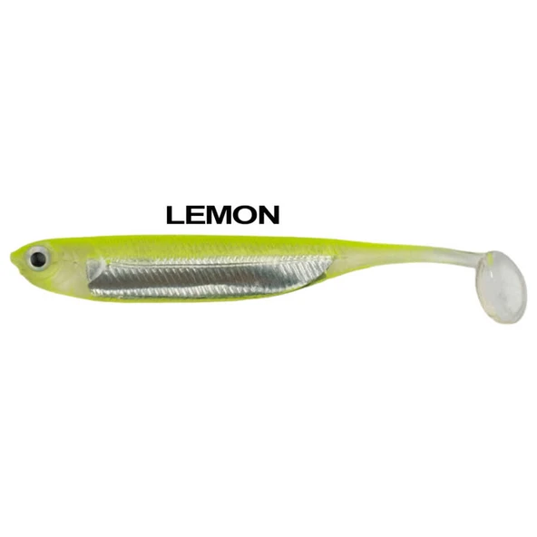 Ryuji Real Fish 8cm Silikon Yem (5 Adet)  SILVER Standart - Resim 3