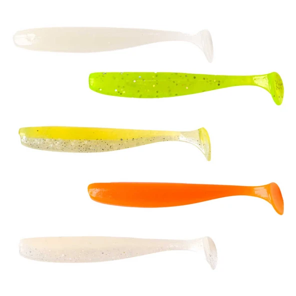 Ryuji Slim Shaker 7.6cm Silikon Yem (9 Adet)  ORANGE Standart