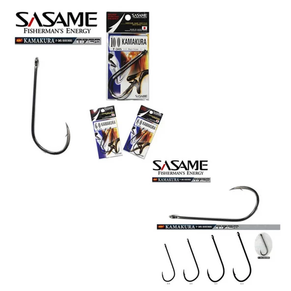 Sasame F-345 Kamakura Serisi Olta İğnesi  Standart 10/0
