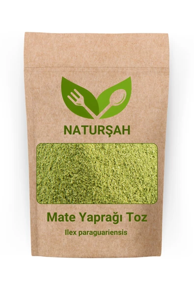 Naturşah Mate Yaprağı Toz-Öğütülmüş (Ilex Paraguariensis Powder) 100 Gr