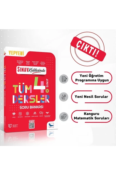 Sınav Kalitesinde 4. Sınıf Tüm Dersler Soru Bankası - 4