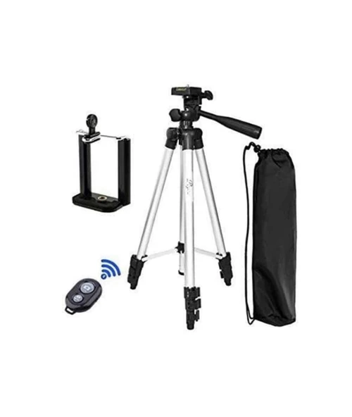 DK-3888 Bluetooth Kumandalı Tripod 32 - 106 CMGri - Siyah - 2