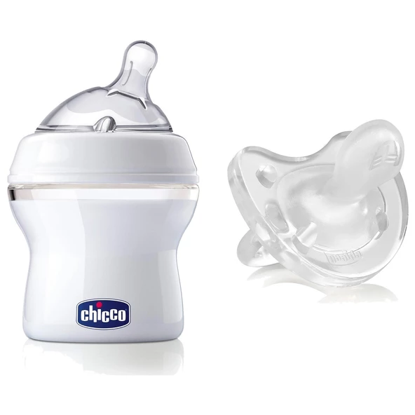 Chicco Natural Feeling Biberon 150 ml + Physio Soft Silikon Emzik Avantaj Paket