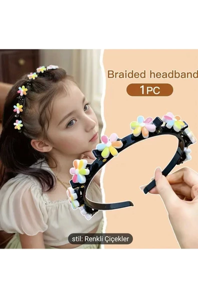 Sevimli Tokalı Çocuk Tacı Şirin Bebek ve Çocuk Saç Tokalı Tac Tasarım Çocuk Taç Saç Bandı Toka