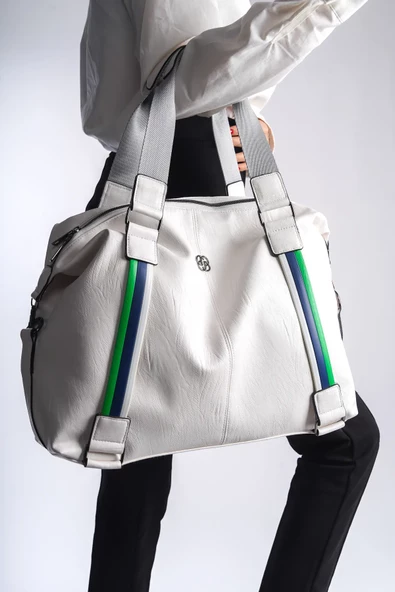 Monalisa Home Patlı Kadın Shopper Omuz Çantası - Resim 2