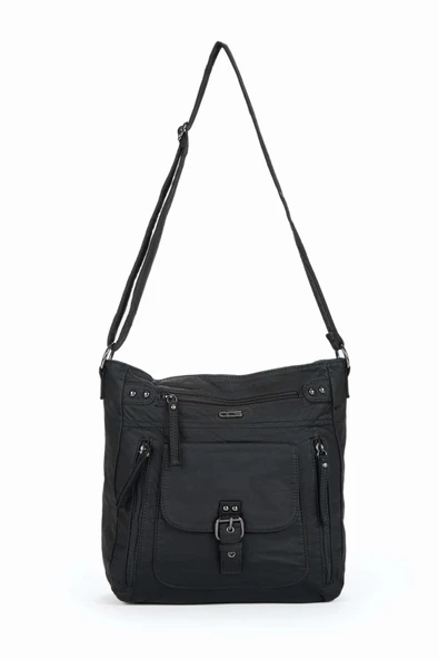 Monalisa Home ÇCS Yıkamalı Deri Gray Renk  Kadın Kol ve Omuz Çantası ürün görseli 1