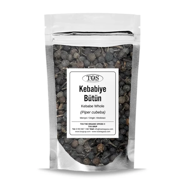 Kebabiye Bütün 100 gr (1. Kalite) Piper cubeba