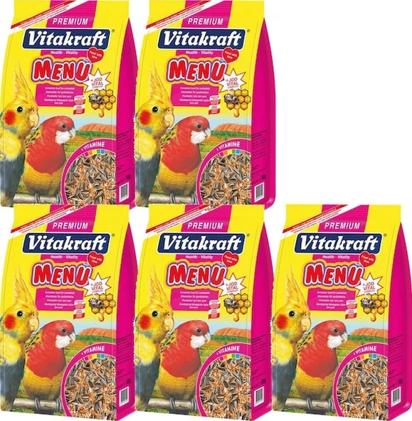 Vitakraft Menü Premium Pareket Yemi 1000gr X 5adet