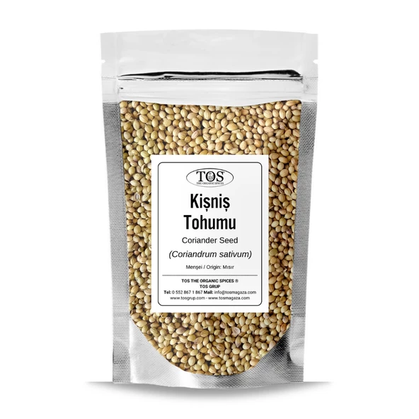 Kişniş Tohumu 500 gr (1. Kalite) Coriandrum sativum