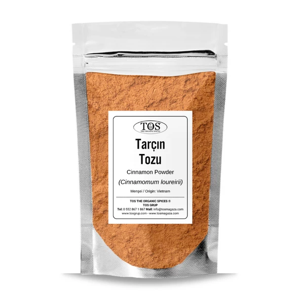 Tarçın Tozu, Vietnam 500 gr (1. Kalite) Cinnamomum loureirii