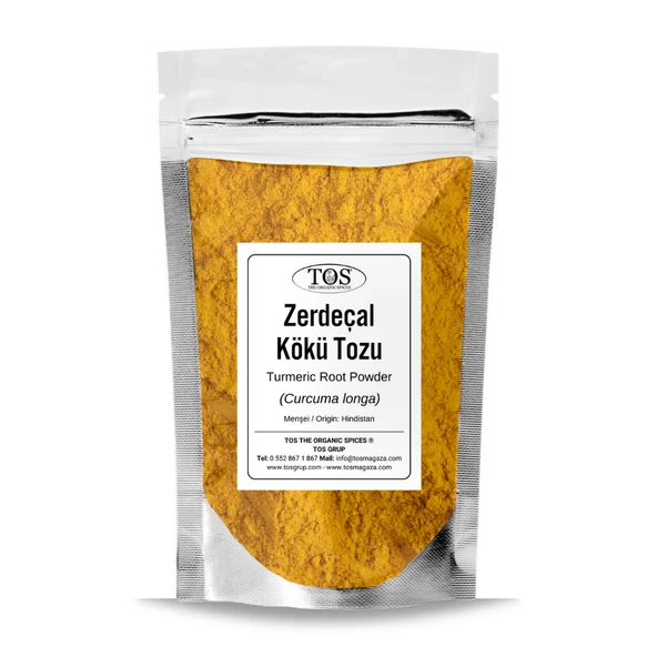 Zerdeçal Kökü Tozu 100 gr (1. Kalite) Curcuma longa