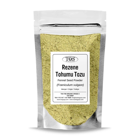 Rezene Tohumu Tozu 100 gr (1. Kalite) Foeniculum vulgare