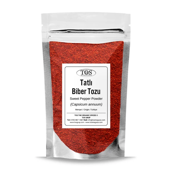 Tatlı Kırmızı Biber Tozu 50 gr (1. Kalite) Capsicum annuum