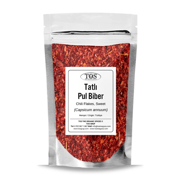 Tatlı Pul Biber 50 gr (1. Kalite) Capsicum annuum