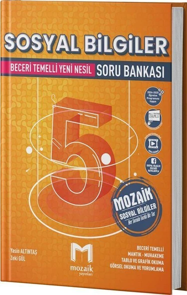 5. Sınıf Sosyal Bilgiler Soru Bankası Mozaik Yayınları