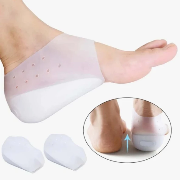Petinka Silikon Topuk Unisex Görünmez Boy Uzatmak için Yükseltici - 4