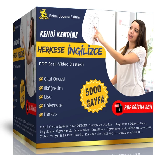 Kendi Kendine HERKESE İngilizce Eğitim Seti (PDF Formatındadır)