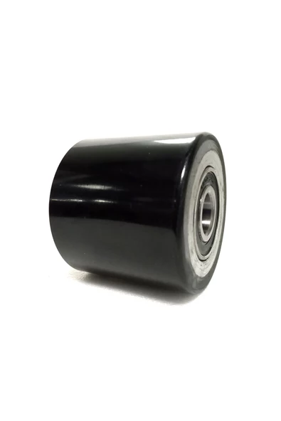 Rolwal   Siyah Poliüretan Transpalet Tekerleği 80x70 mm - Resim 2