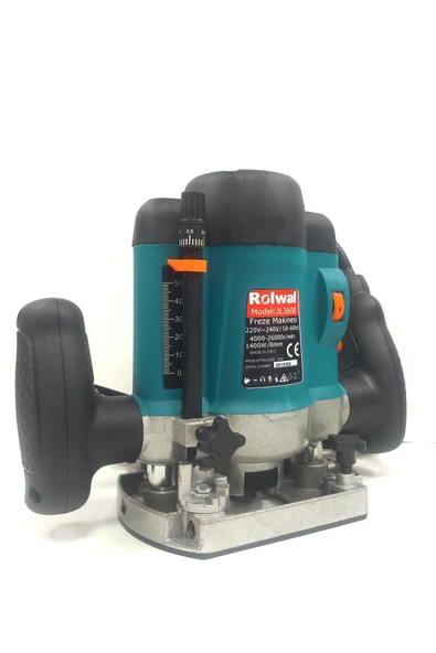 Rolwal   Profesyonel 1400w Devir Ayarlı Çift Kollu Freze Makinesi - 2
