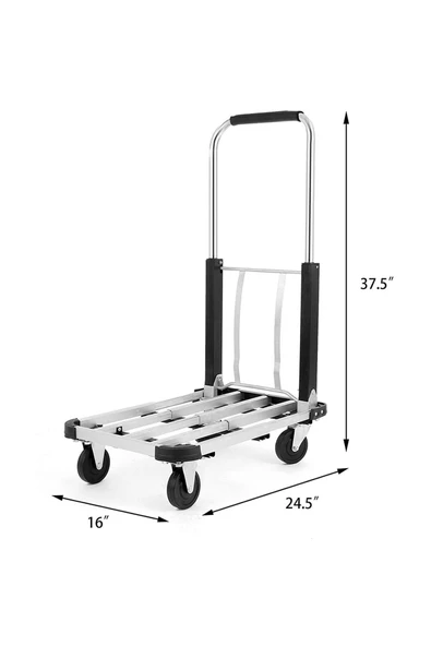 BALATLI   Profesyonel Katlanabilir Ve Portatif Paket Taşıma Arabası 150 Kg - 2