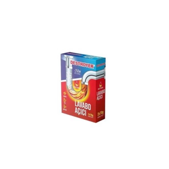 destroyer Lavabo Açıcı 2 x 70 GR