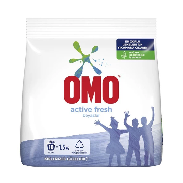 Omo Active Fresh Beyazlar 1,5 KG